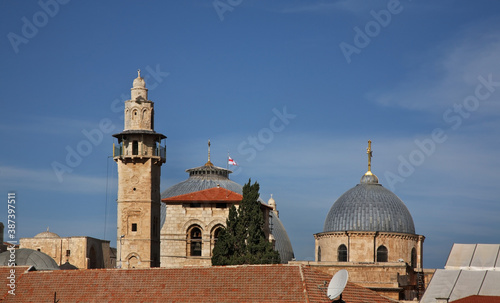 Church of Holy Sepulchre - Church of Resurrection in Jerusalem. Israel