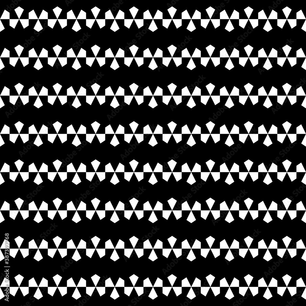 Mosaic. Kites ornament. Geometric figures. Grid background. Ethnic motif. Geometry wallpaper. Polygons backdrop. Digital paper, web design, textile print. Geometrical image. Seamless abstract pattern.