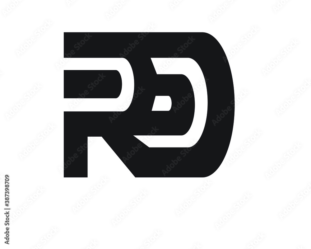 r l and r d and r logo designs - obrazy, fototapety, plakaty 
