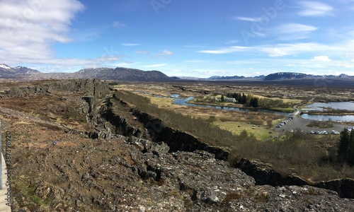 Islande, parc national parc þingvellir