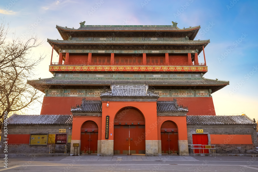 Gulou Drum Tower in Beijing, China