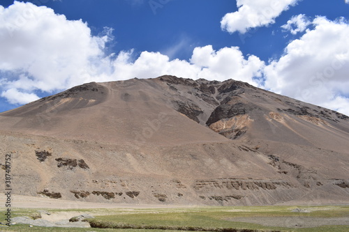 mountain landscape in the himalayas landscape in the himalayas way to pangong lake leh ladakh