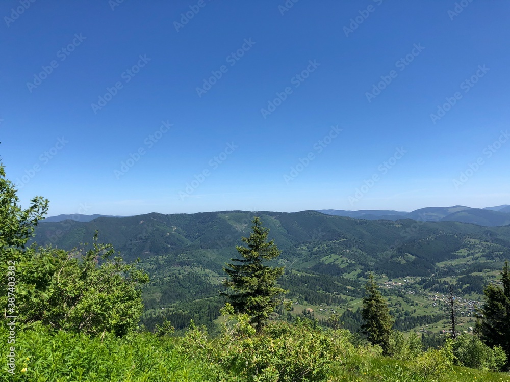 Obraz premium landscape with mountains and sky