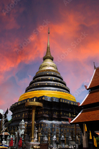 temple wat phra that lampang luang in lampang thailand