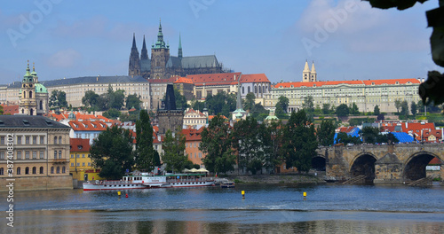 vistas sobre el centro historico de la ciudad de Praga, republica checa