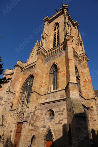 Der Turm des Martinsmünsters in Colmar