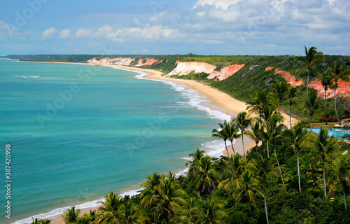 porto seguro, bahia / brazil - june 9, 2007: view of Trancoso region, in the city of Porto Seguro, in the south of Bahia.