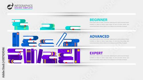 Infographic design template. Creative concept with 3 steps