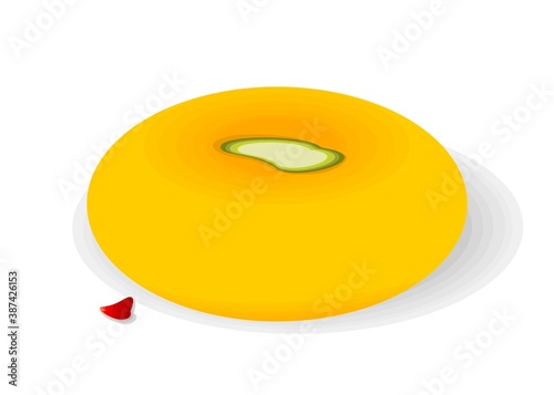 Peda Indian Sweets or Mithai Food Vector