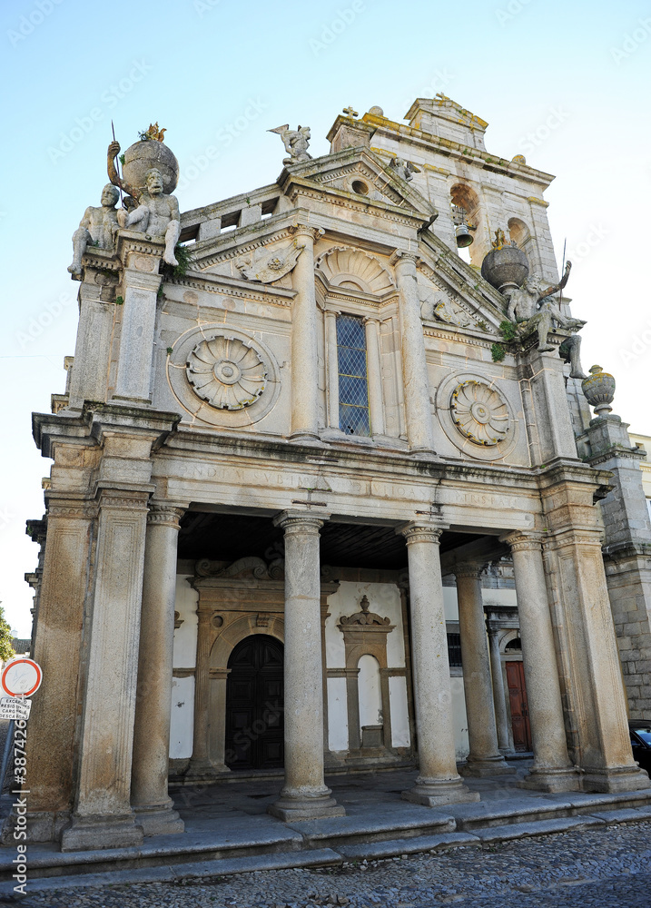 Evora, Portugal: Church of Nossa Senhora da Graca, renaissance religious architecture