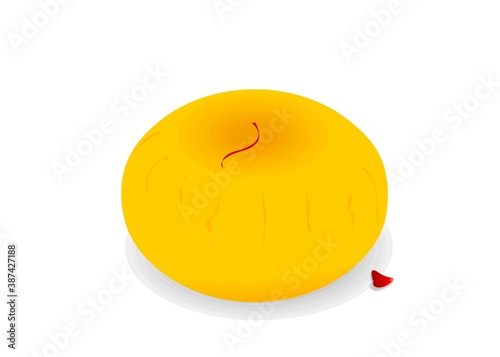 Peda Indian Sweets or Mithai Food Vector