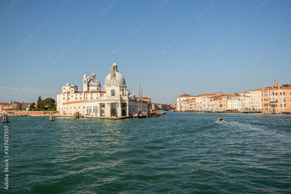 View on the Punta della Dogana in Venice, Veneto - Italy