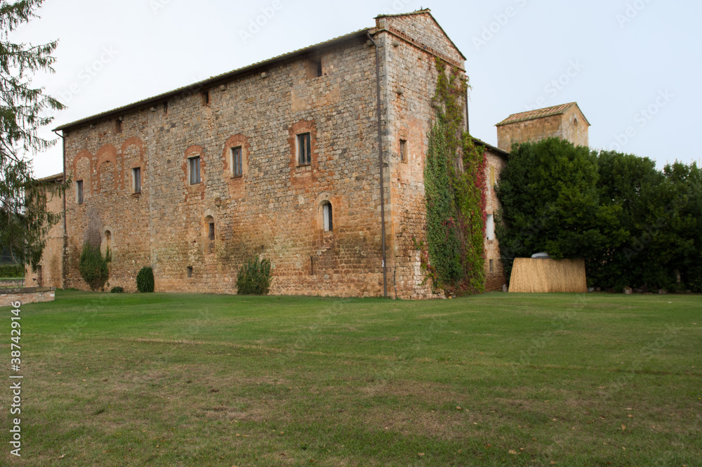 The Pieve of San Giovanni Battista is a sacred building located in Ponte allo Spino,  prov. of Siena. Mentioned since 1189, it is one of the most interesting Romanesque buildings in the Sienese area.