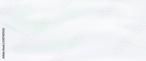 White cloth vector with smooth and smooth wrinkles.