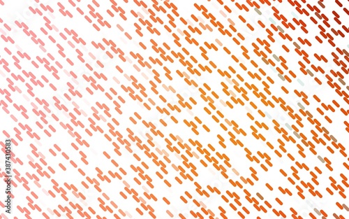 Light Orange vector template with repeated sticks.