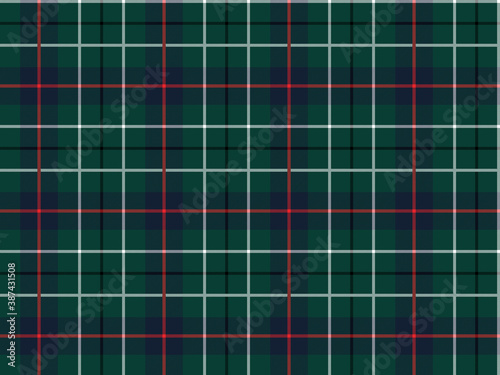seamless green and red vector tartan check pattern photo