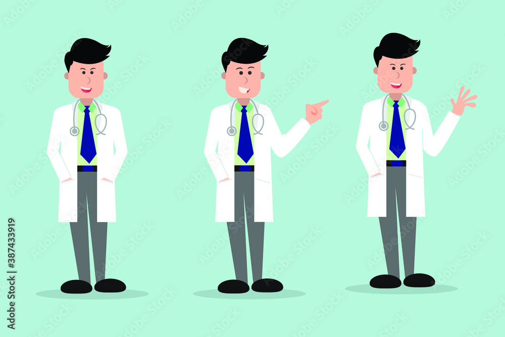 action model doctor character cute action model doctor character cute