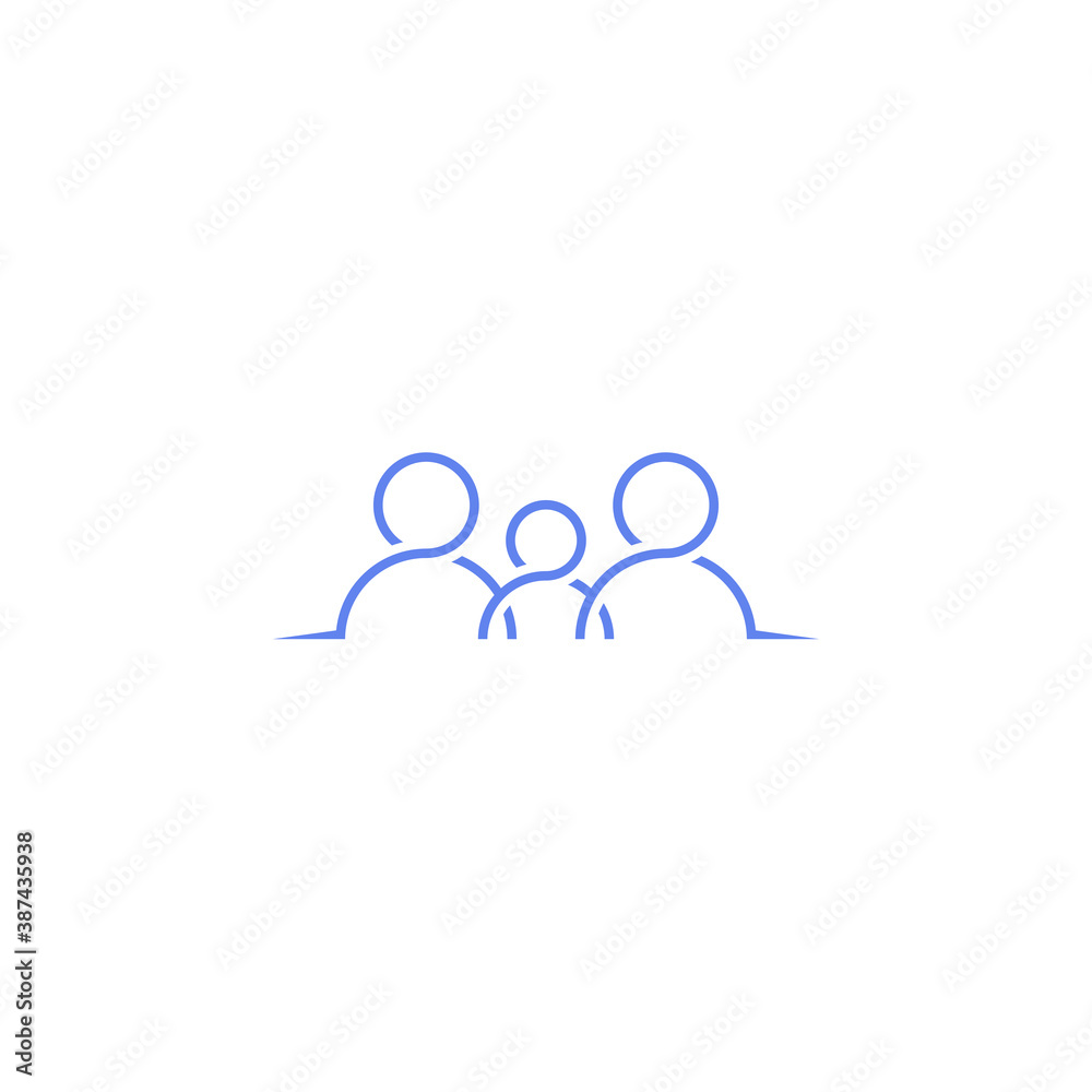 Family logo design vector template, Illustration design Community, Symbol Icon Family logo design vector template, Illustration design Community, Symbol Icon