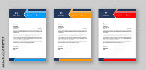 Modern Business letterhead Design