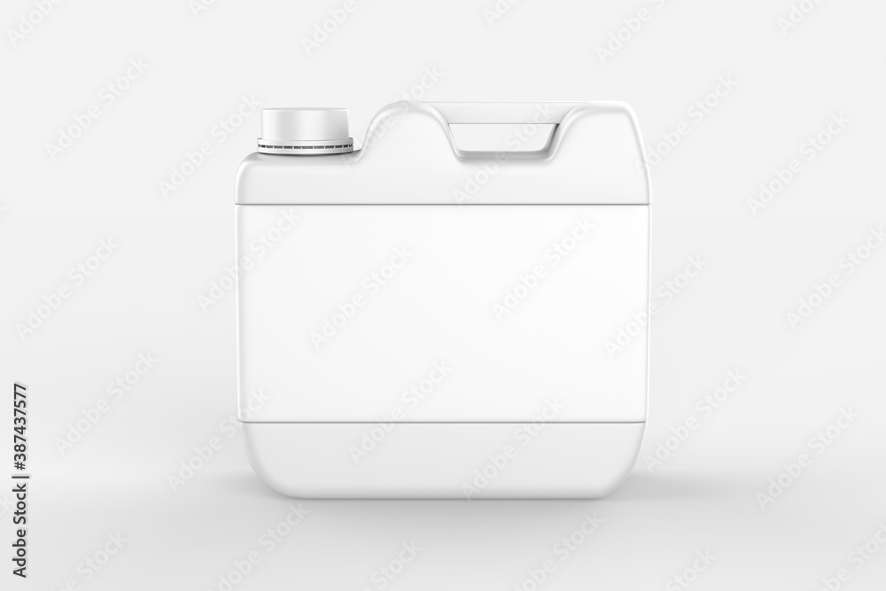 Plastic Jerrycan Oil, Cleanser, Detergent, Abstergent, Liquid Soap, Milk, Juice isolated On White Background. 3d illustration Plastic Jerrycan Oil, Cleanser, Detergent, Abstergent, Liquid Soap, Milk, Juice isolated On White Background. 3d illustration