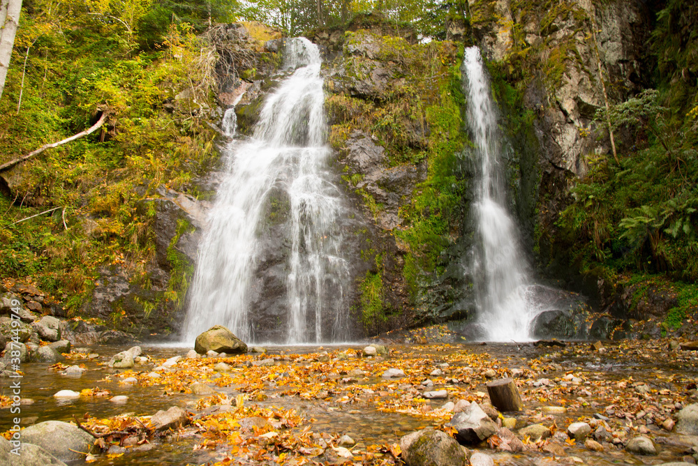 Cascades de Heidenbad nahe Kruth in den Vogesen
