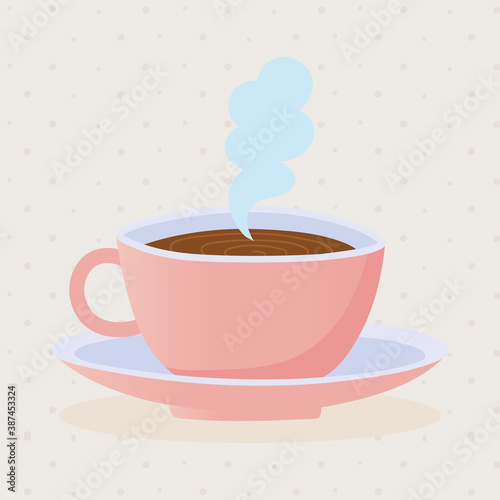 tea, teacup in saucer hot beverage design