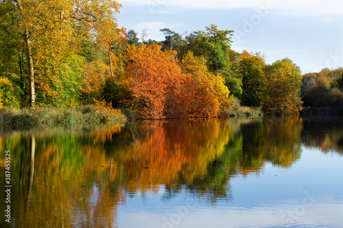 Couleurs d automne sur le lac