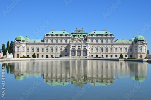 palacio de Bellvedere en Viena, Austria