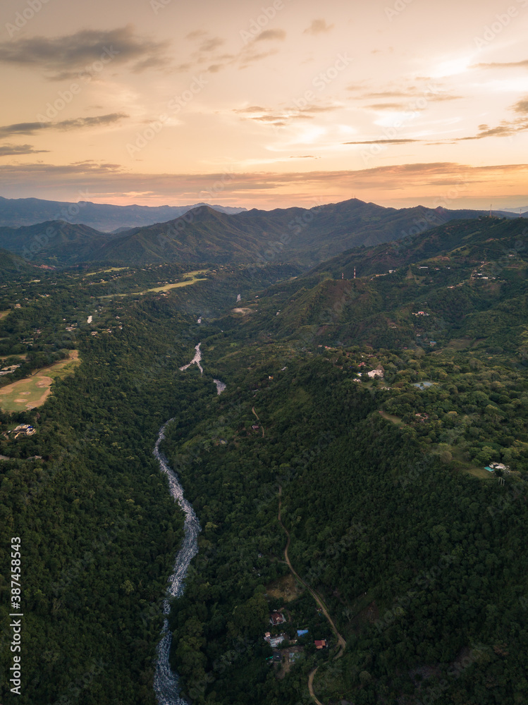 view of the mountains