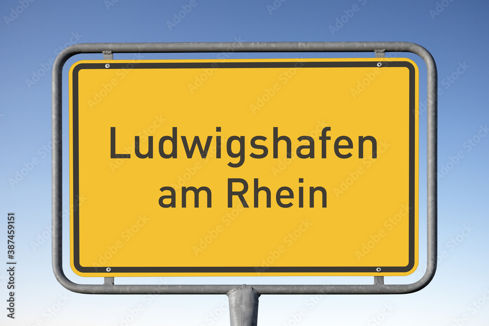 Ortstafel Ludwigshafen am Rhein, (Symbolbild) Ortstafel Ludwigshafen am Rhein, (Symbolbild)