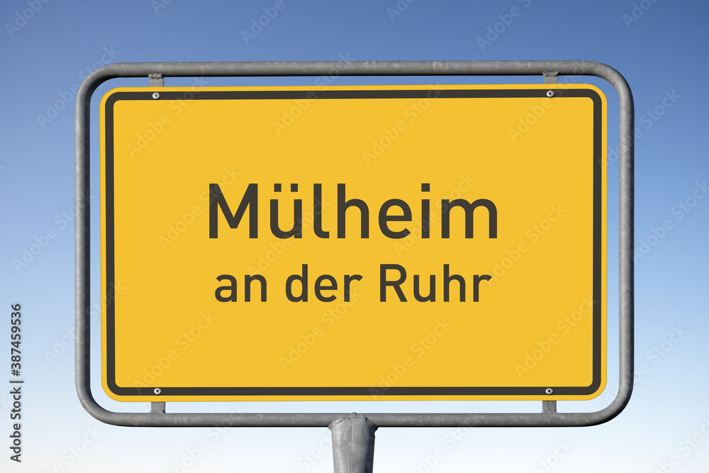 Ortstafel Mülheim an der Ruhr, (Symbolbild)