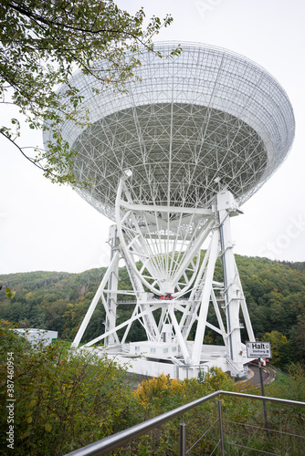 The largest fully steerable radio telescope in Europe photo