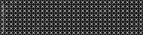Abstract Cross Pattern Dots Logo generative computational art illustration