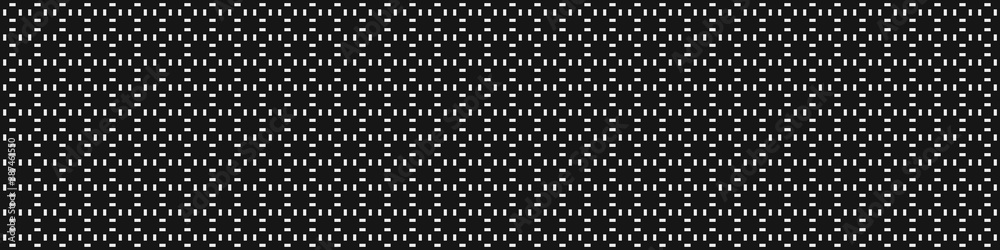 Fototapeta premium Abstract Cross Pattern Dots Logo generative computational art illustration