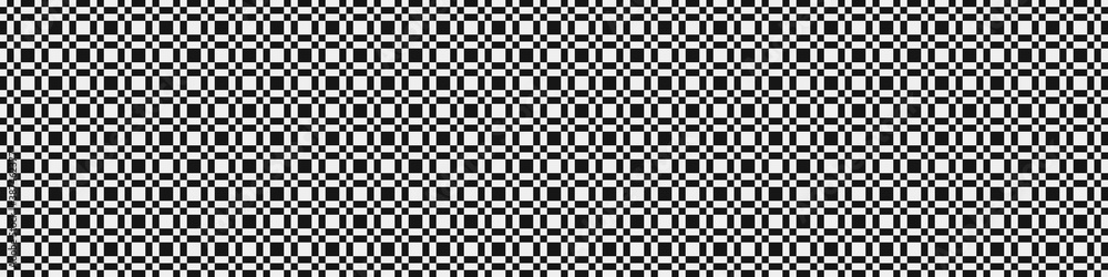 Fototapeta premium Abstract Cross Pattern Dot generative computational art illustration