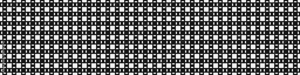Fototapeta premium Abstract Cross Pattern Dots Logo generative computational art illustration
