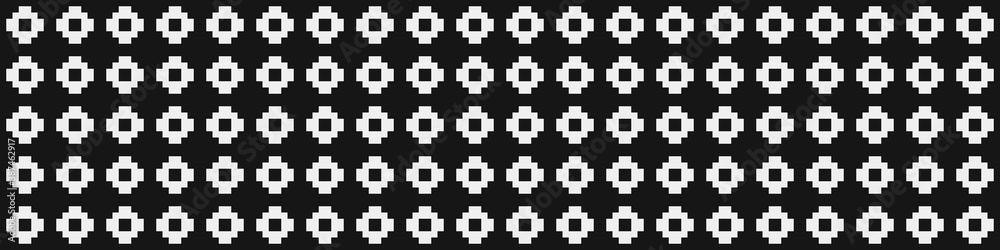 Abstract Cross Pattern Dots Logo generative computational art illustration