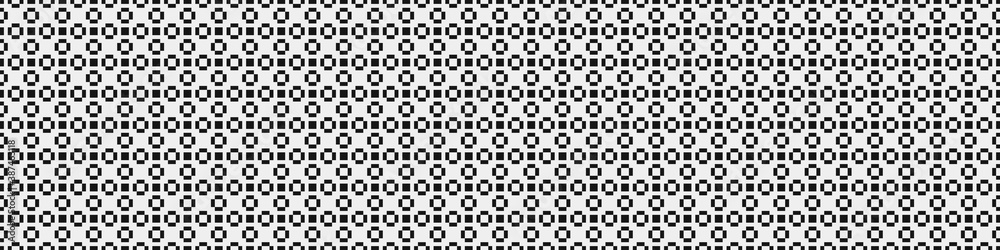 Abstract Cross Pattern Dots Logo generative computational art illustration