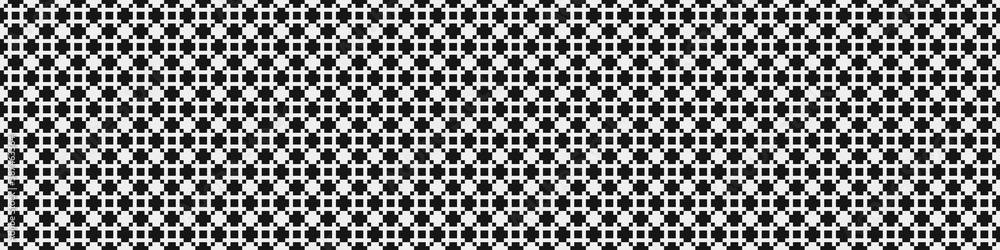 Abstract Cross Pattern Dots Logo generative computational art illustration