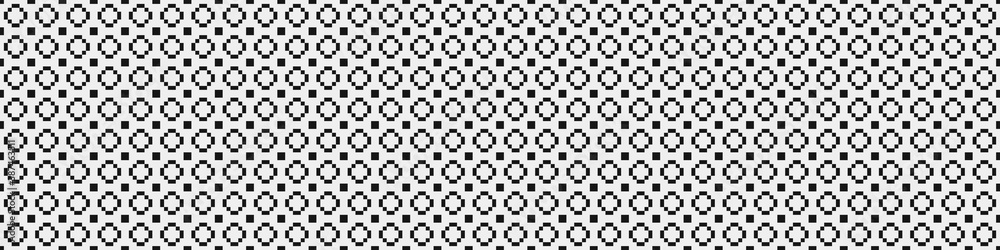Abstract Cross Pattern Dots Logo generative computational art illustration