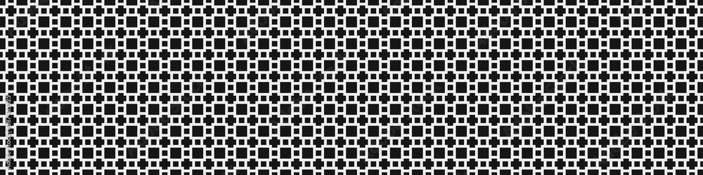 Fototapeta premium Abstract Cross Pattern Dots Logo generative computational art illustration