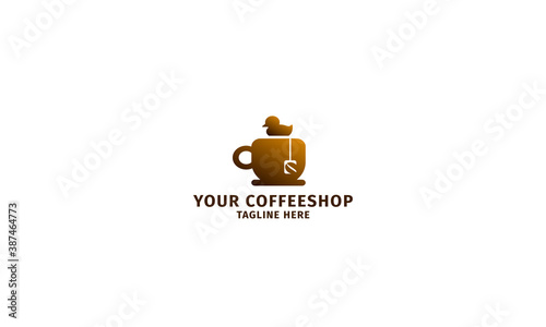 coffee shop logo template