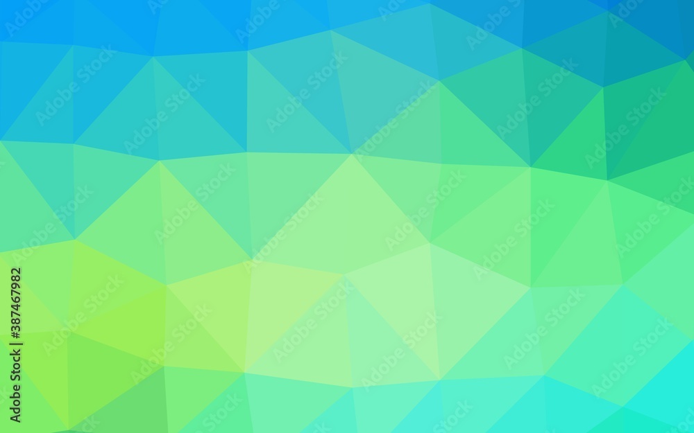 Light Blue, Yellow vector abstract mosaic pattern. Light Blue, Yellow vector abstract mosaic pattern.