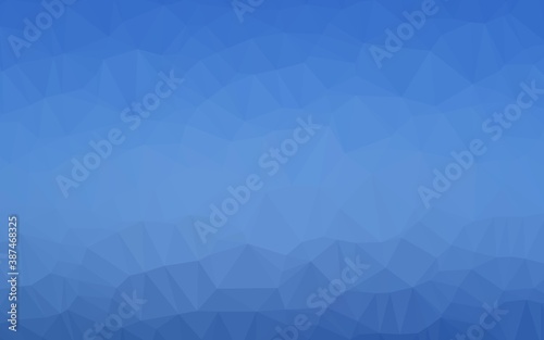 Light BLUE vector low poly layout.