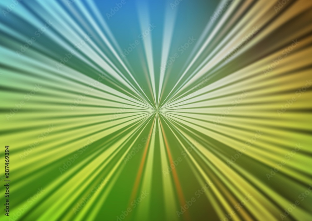Obraz premium Light Blue, Green vector template with repeated sticks.