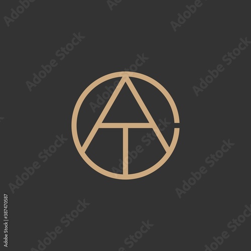 simple CTA monogram
