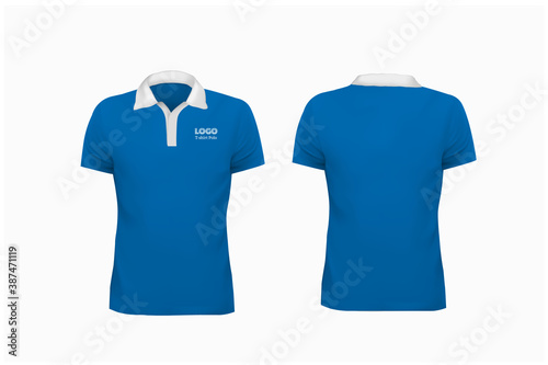 T-shirt or football template for team club on white background. Jersey sport, vector illustration eps 10.
