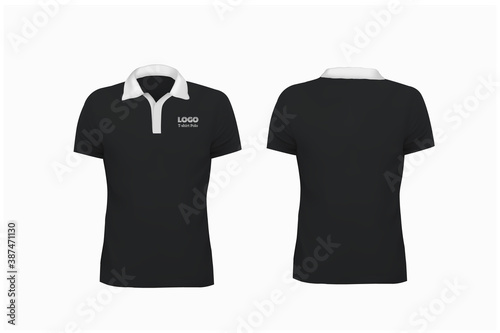 T-shirt or football template for team club on white background. Jersey sport, vector illustration eps 10.
