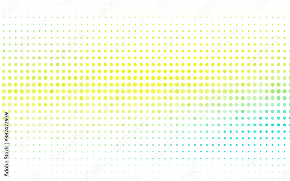 Light Blue, Yellow vector texture with disks.