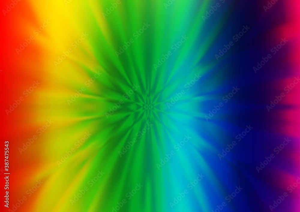 Obraz premium Light Multicolor, Rainbow vector abstract template.